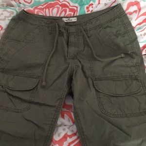 Green jogger pants
